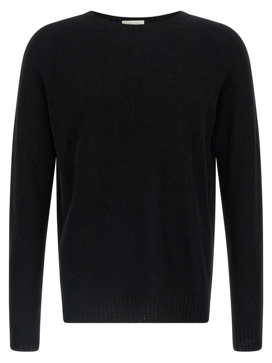 Cardigan by MA'RY'YA for men in polyamide modacrylic & cotton black features an impeccable silhouette, showcasing a sophisticated boat neckline and detail for a truly impeccable finish.