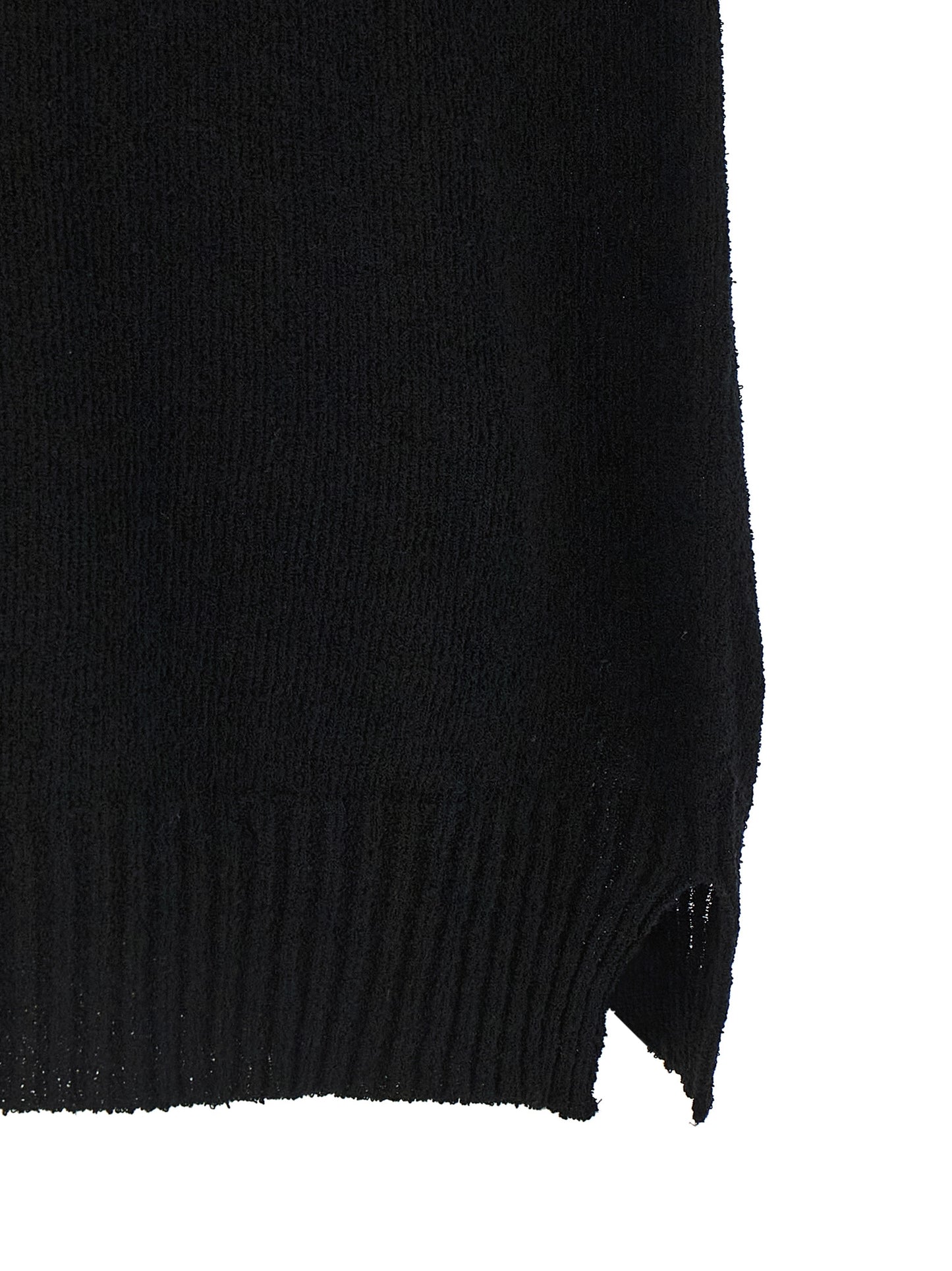 Polo Shirt by MA'RY'YA for men in polyamide modacrylic cotton black showcases a sharp silhouette, detailed with a refined and sharp for a sophisticated finish.