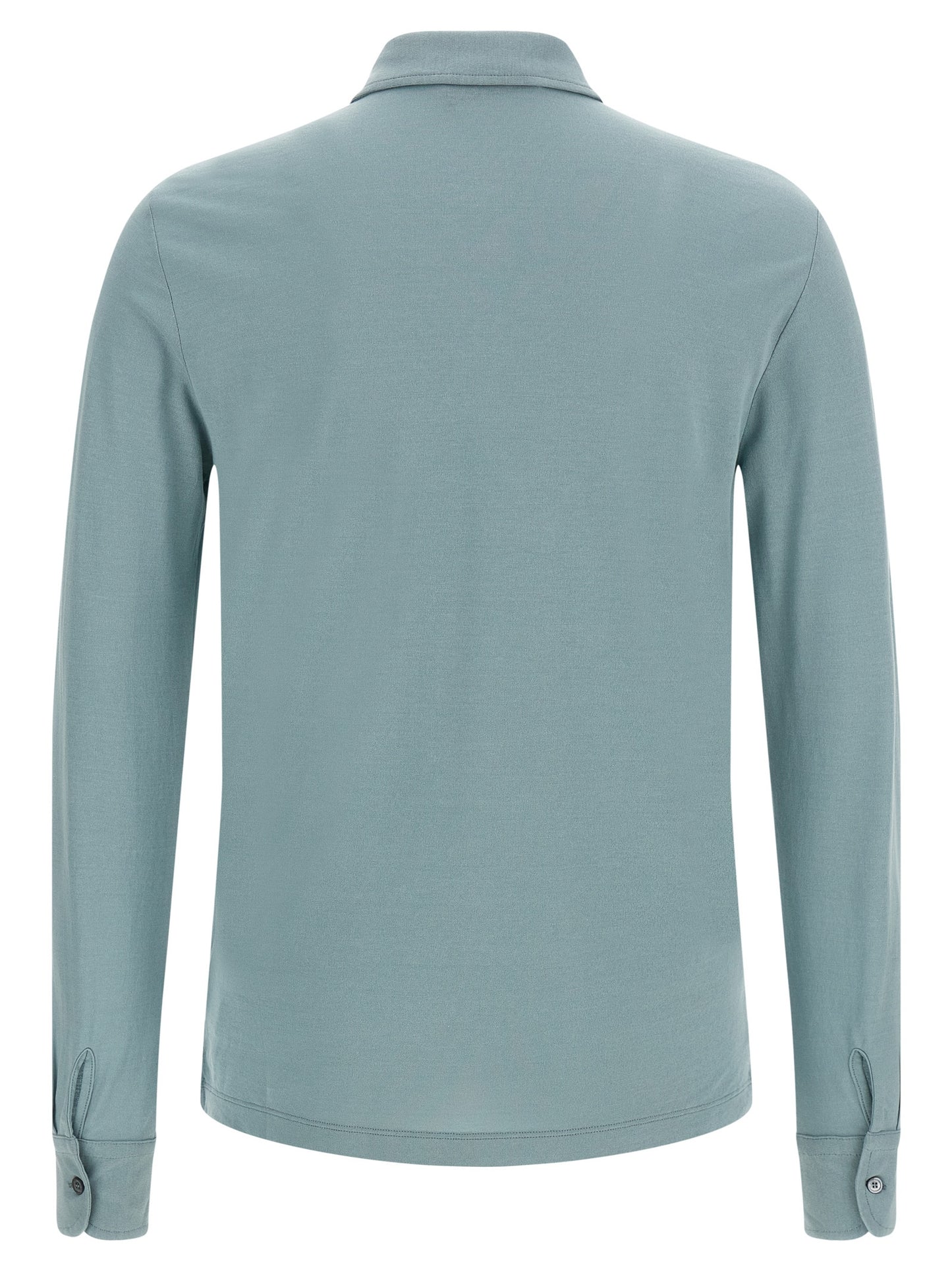 Polo Shirt by ZANONE for men in cotton light-blue showcases a enviable silhouette, featuring a refined and for a enviable finish.