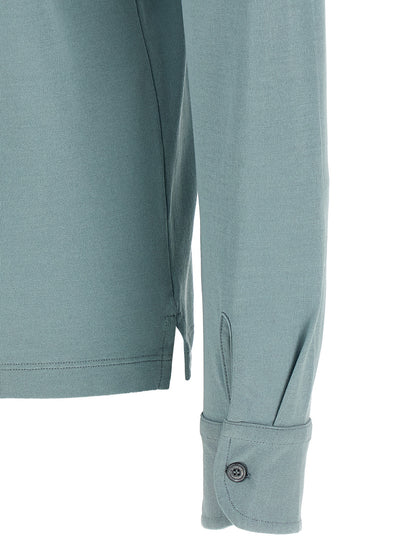 This Polo Shirt by ZANONE for men in cotton light-blue presents a flawless silhouette, showcasing flawless detailing and a refined for a truly flawless aesthetic.
