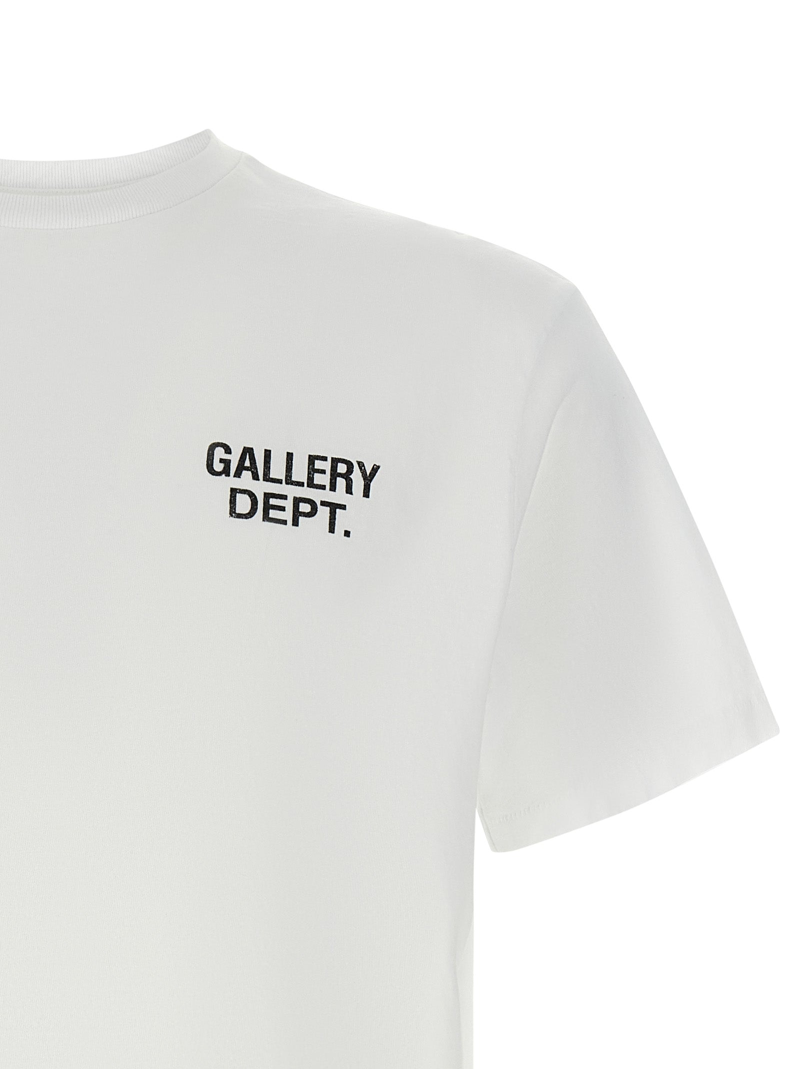 T-Shirt by GALLERY DEPT. for men in cotton gold, white & print features a plush silhouette, showcasing a sophisticated crew neckline and for a truly plush finish.