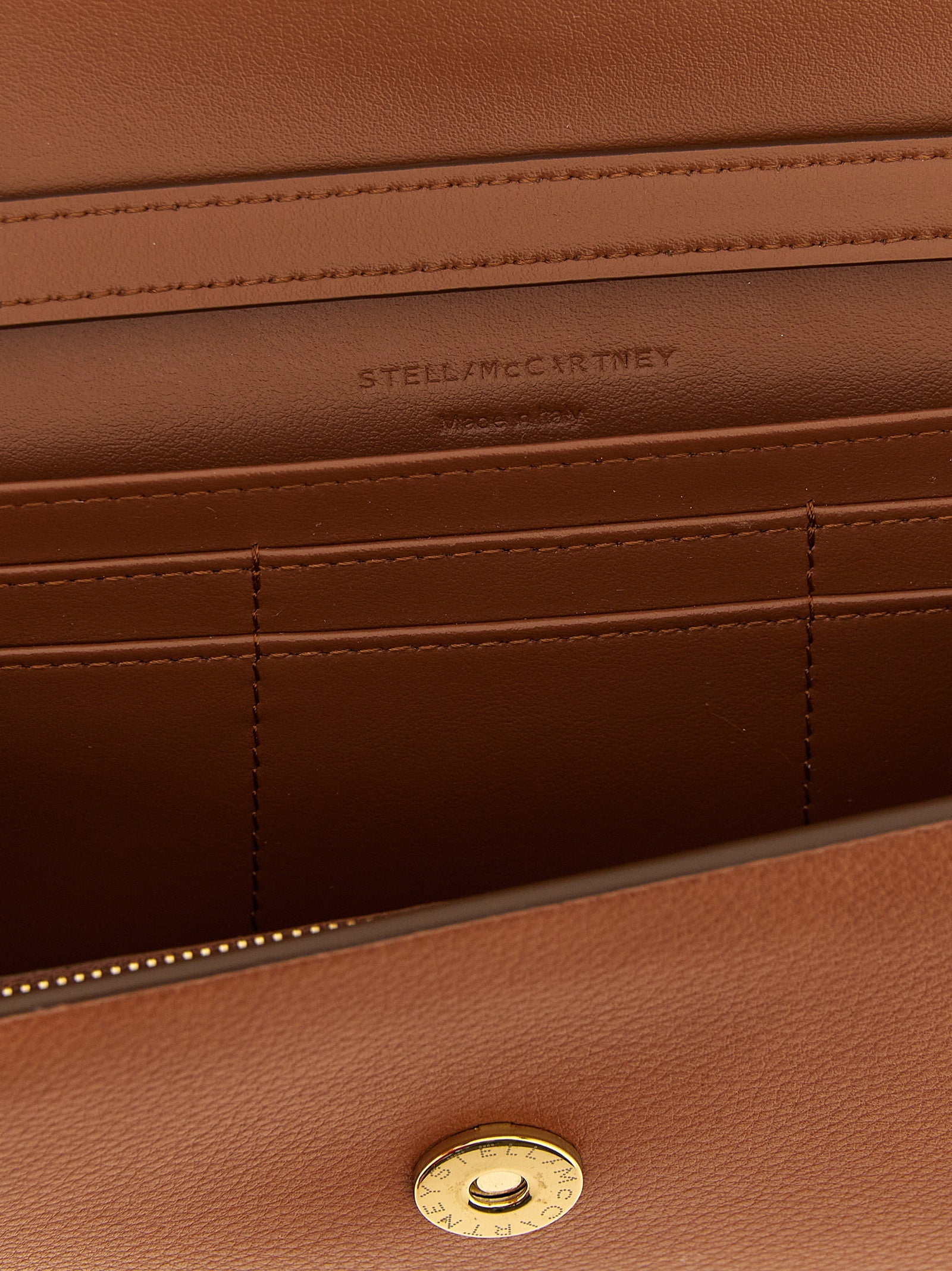 Cardholder Card Case by Stella McCartney for women in polyester brown features an refined silhouette from the Ryder Polyester Cardholder Card Case collection, highlighting refined card-organization eco-friendly for a premium and sophisticated look.