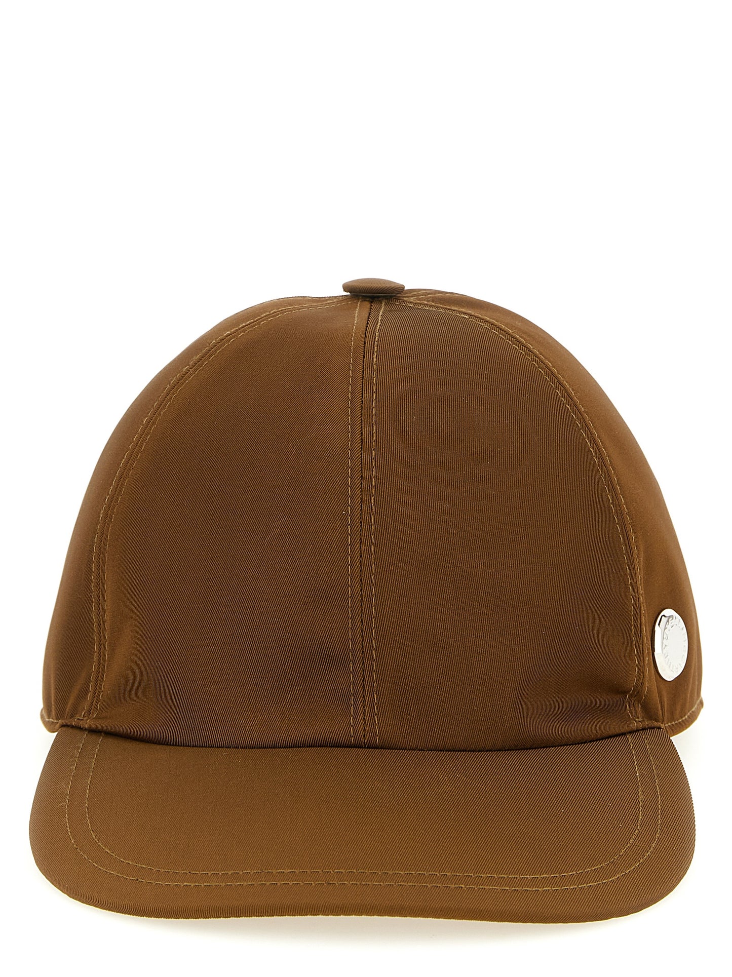 Baseball Cap by Stella McCartney for women in nylon & cotton brown features a distinguished silhouette, artfully capturing the essence of the distinguished Nylon & Cotton Baseball Cap design with a sophisticated style.