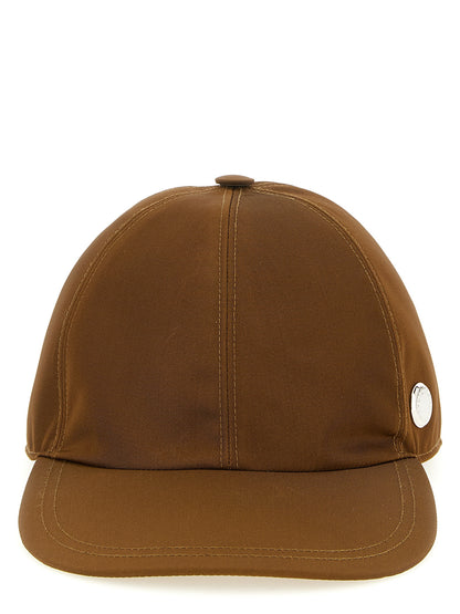Baseball Cap by Stella McCartney for women in nylon & cotton brown features a distinguished silhouette, artfully capturing the essence of the distinguished Nylon & Cotton Baseball Cap design with a sophisticated style.