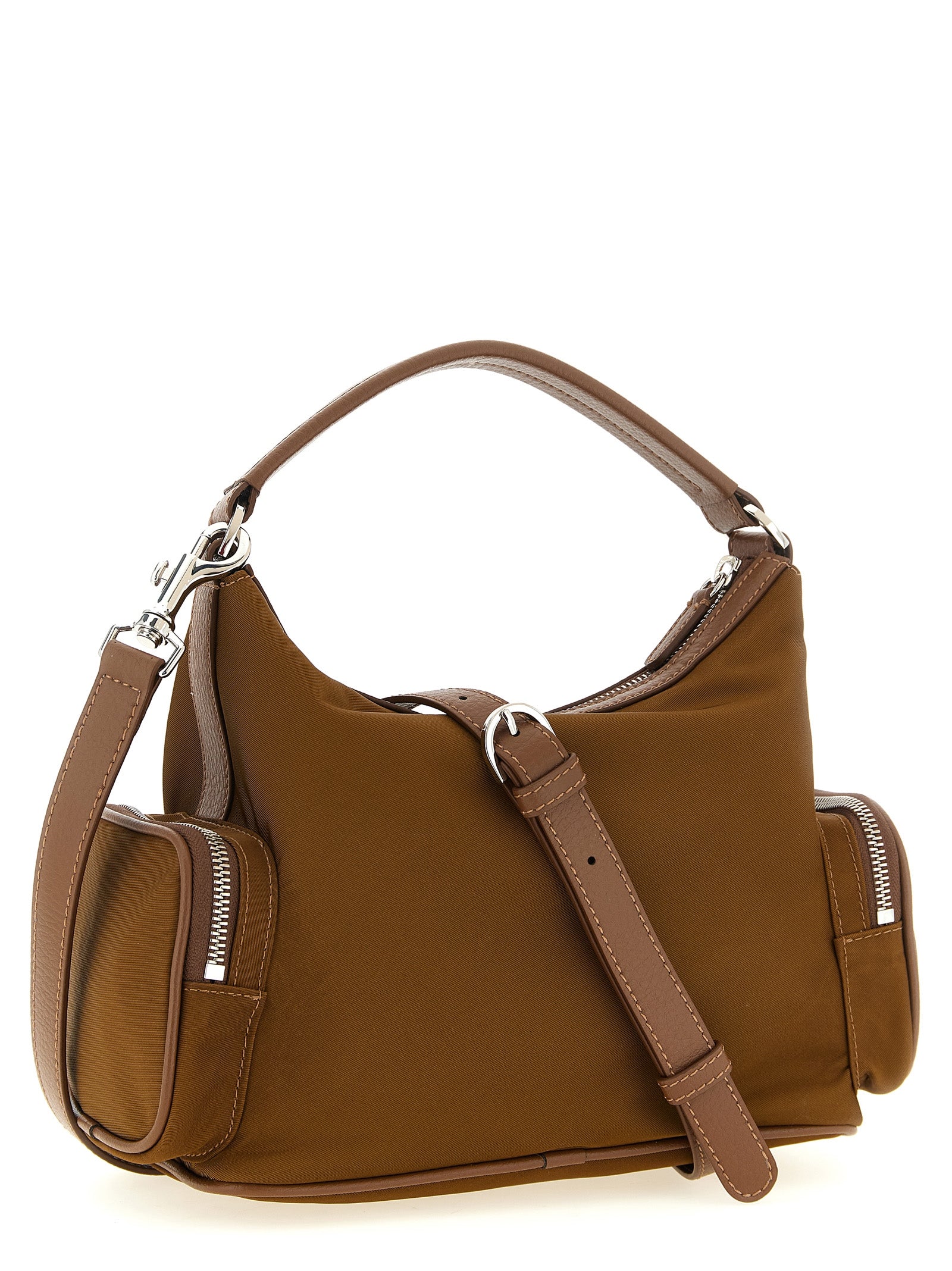 Crossbody Handbag by Stella McCartney for women in nylon brown showcases a versatile sophistication silhouette, featuring a secure , versatile sophistication , and versatile crossbody-strap & adjustable-strap for a versatile sophistication finish.