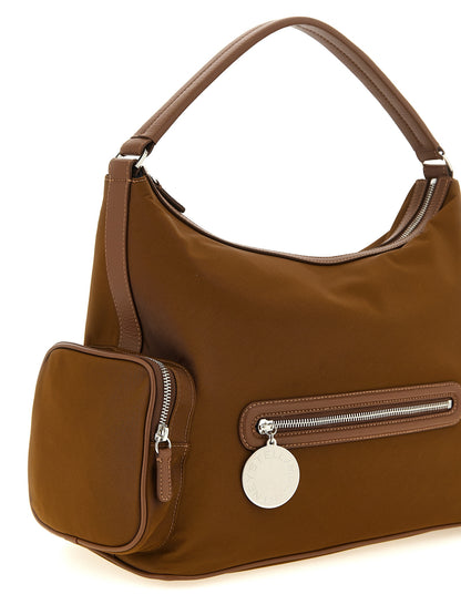 Shoulder Bag by Stella McCartney for women in polyamide leather brown features a effortless chic silhouette with a secure , ample , and versatile shoulder-strap for a effortless chic finish.