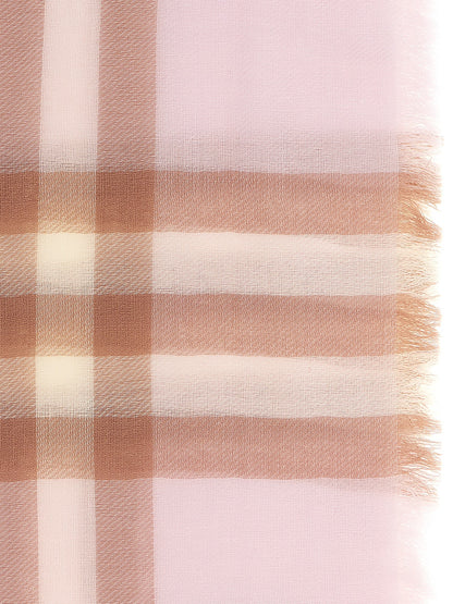 Burberry Wool Face Mask - Multicolor Pink