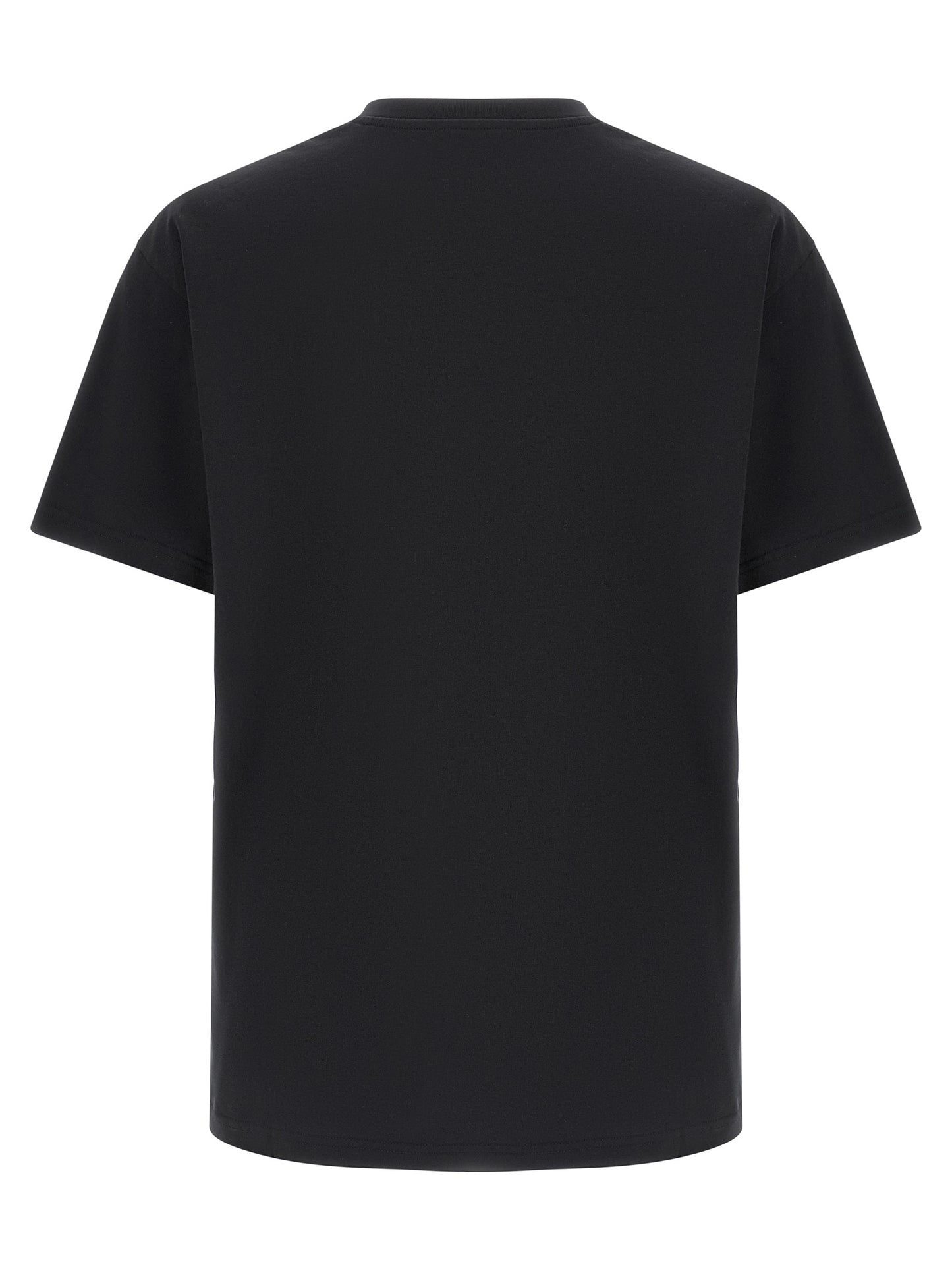 T-Shirt by Givenchy for men in cotton black showcases a chic silhouette, artfully detailed with a chic crew neckline and for a chic finish.