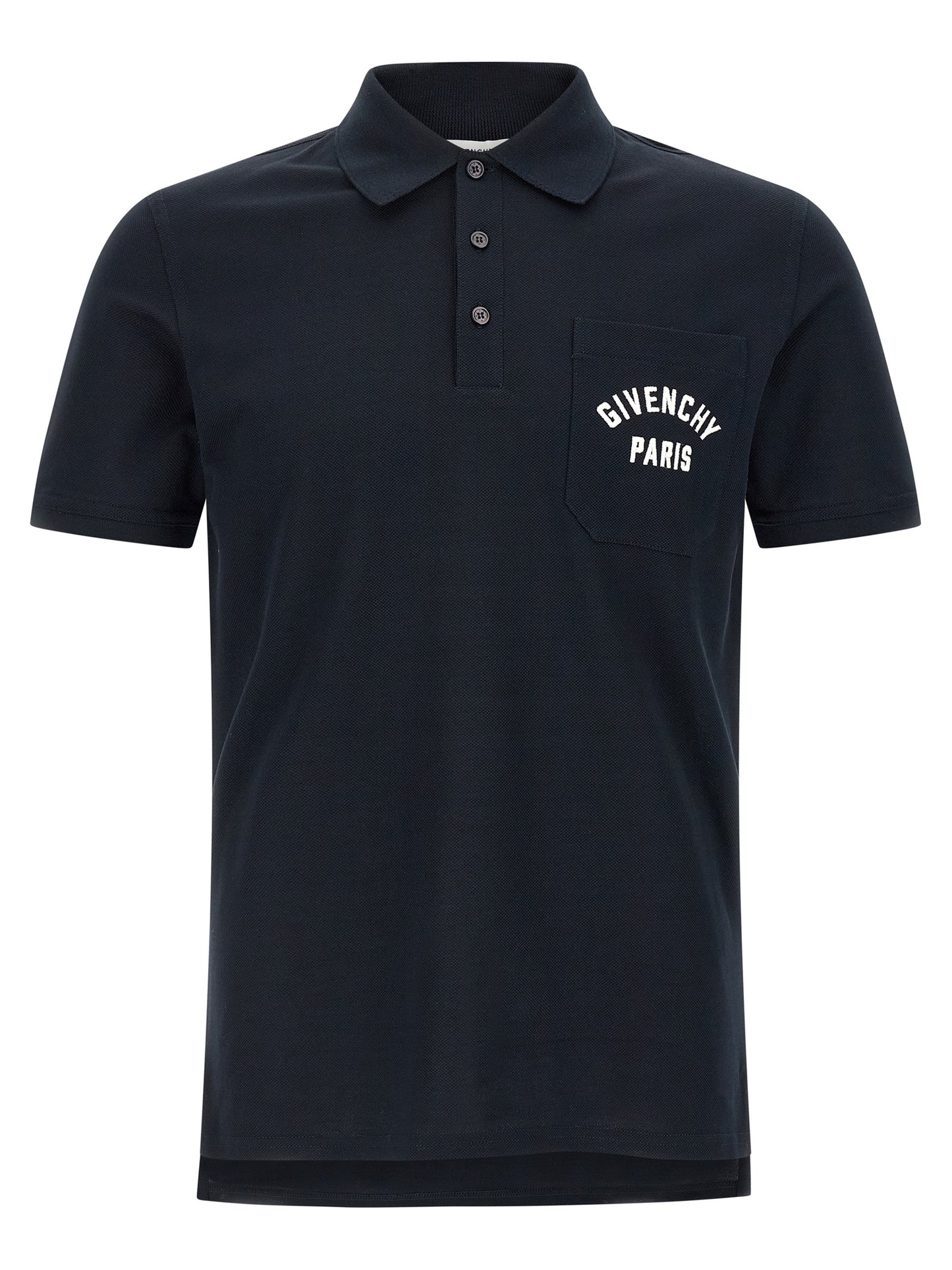 This Polo Shirt by Givenchy for men in cotton blue presents a flawless silhouette, showcasing flawless detailing and a refined for a truly flawless aesthetic.