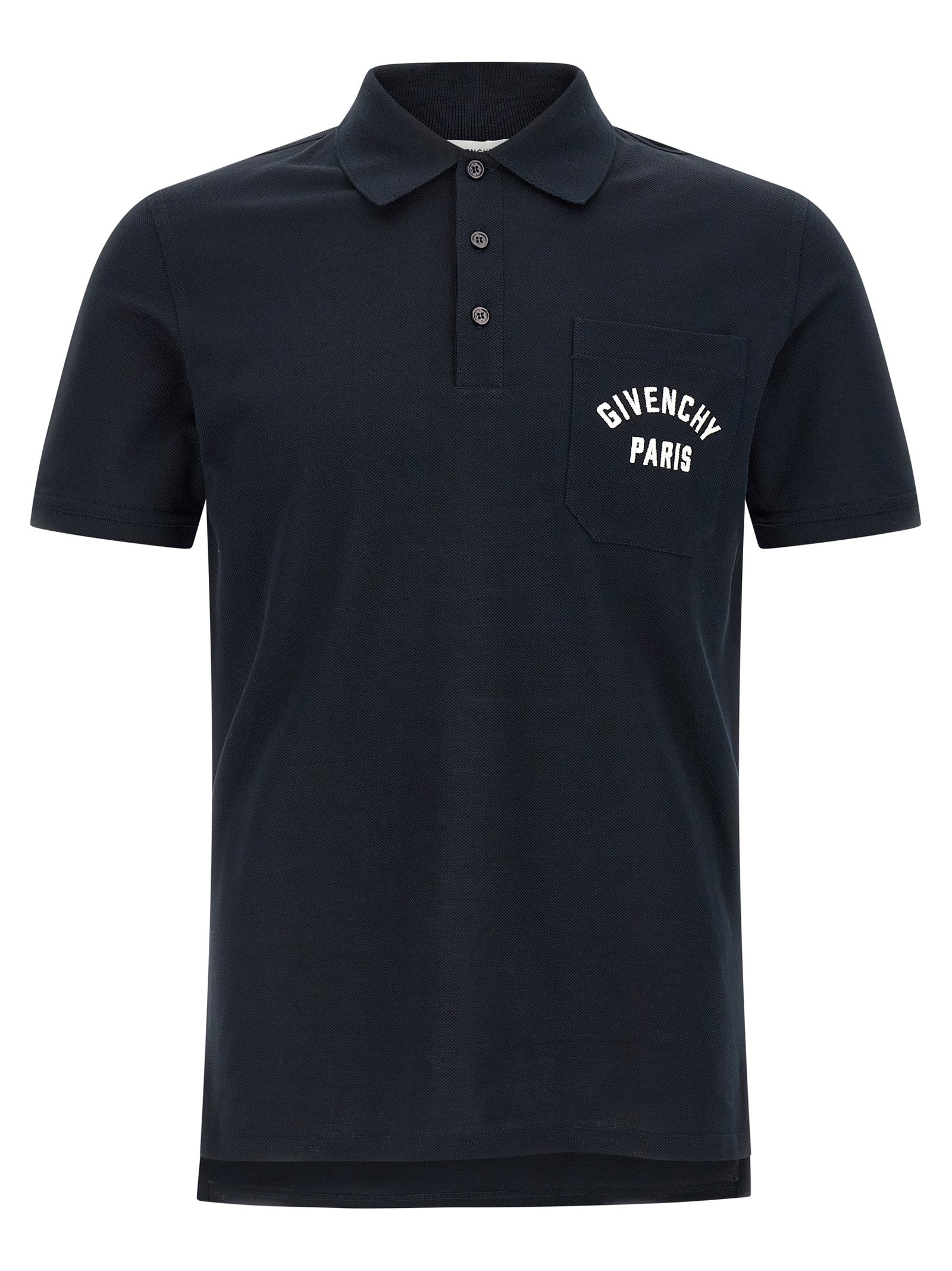 This Polo Shirt by Givenchy for men in cotton blue presents a flawless silhouette, showcasing flawless detailing and a refined for a truly flawless aesthetic.