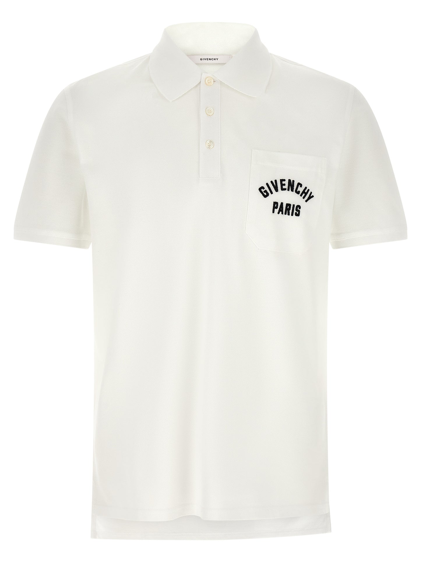 This Polo Shirt by Givenchy for men in cotton white presents a flawless silhouette, showcasing flawless detailing and a refined for a truly flawless aesthetic.