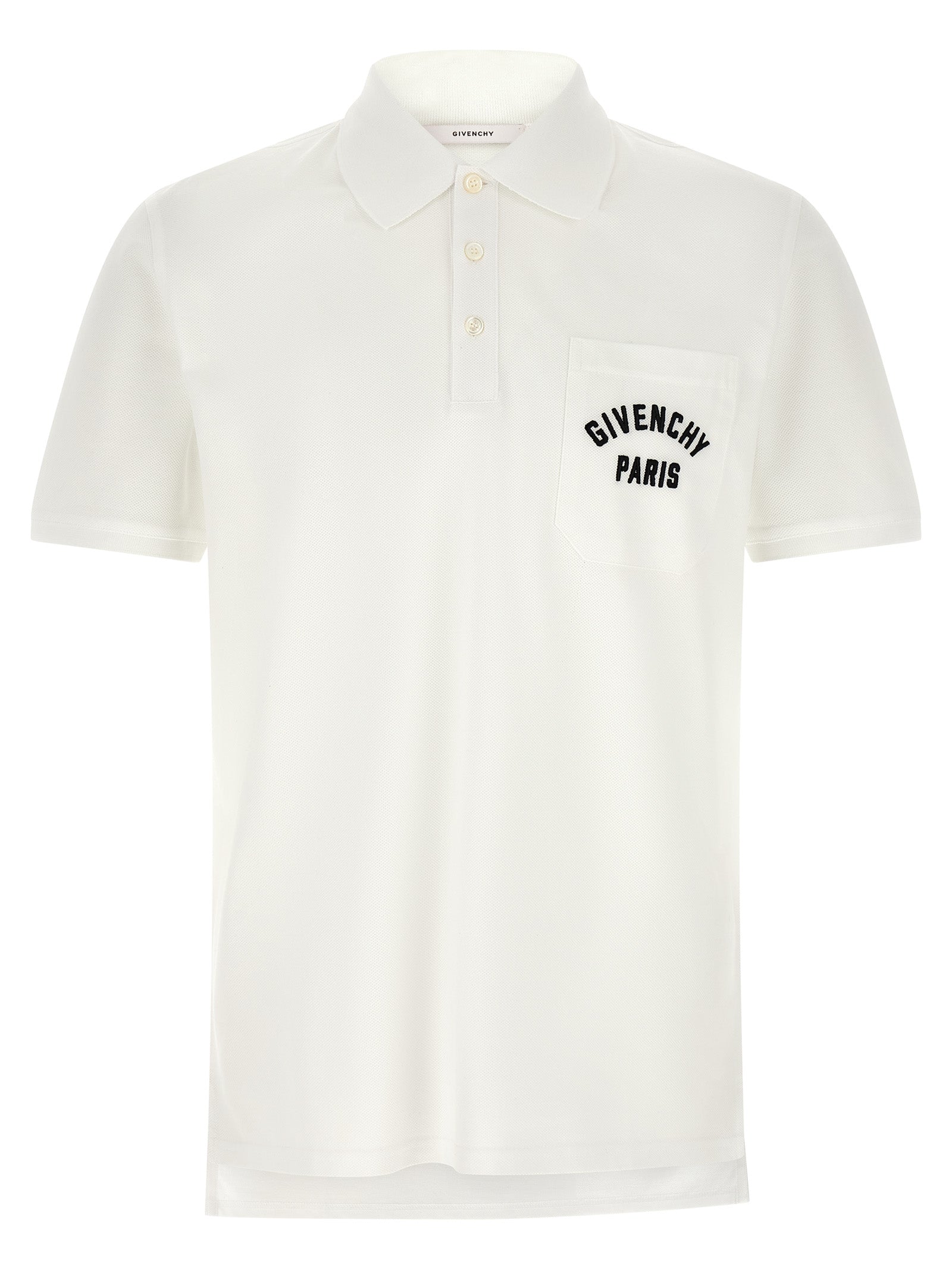 This Polo Shirt by Givenchy for men in cotton white presents a flawless silhouette, showcasing flawless detailing and a refined for a truly flawless aesthetic.