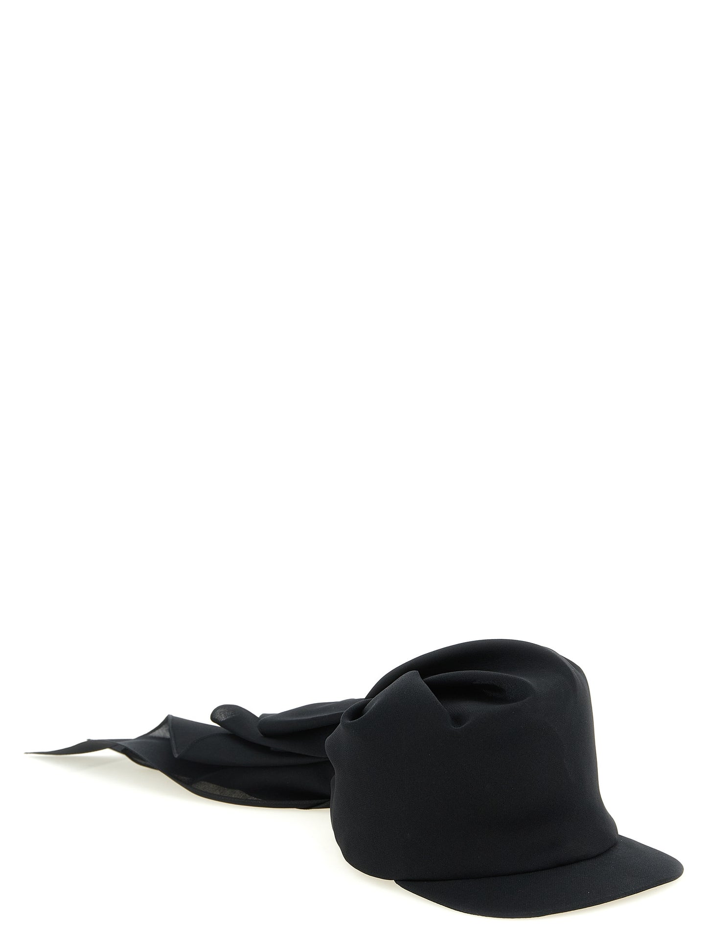 Balenciaga Silk Baseball Cap - Black