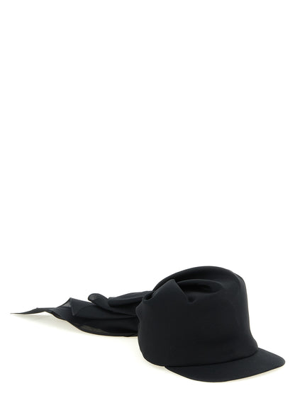 Balenciaga Silk Baseball Cap - Black