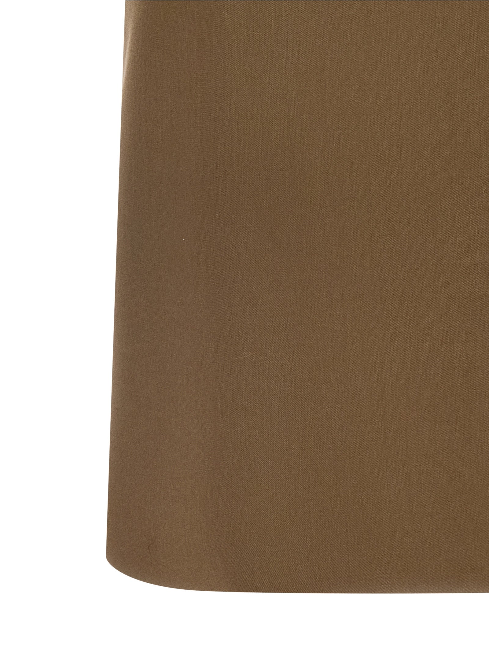Trench Coat by Max Mara for women in virgin wool brown presents a utilitarian silhouette, showcasing a utilitarian split shirt-collar neckline and sophisticated water-resistant for a truly utilitarian look.