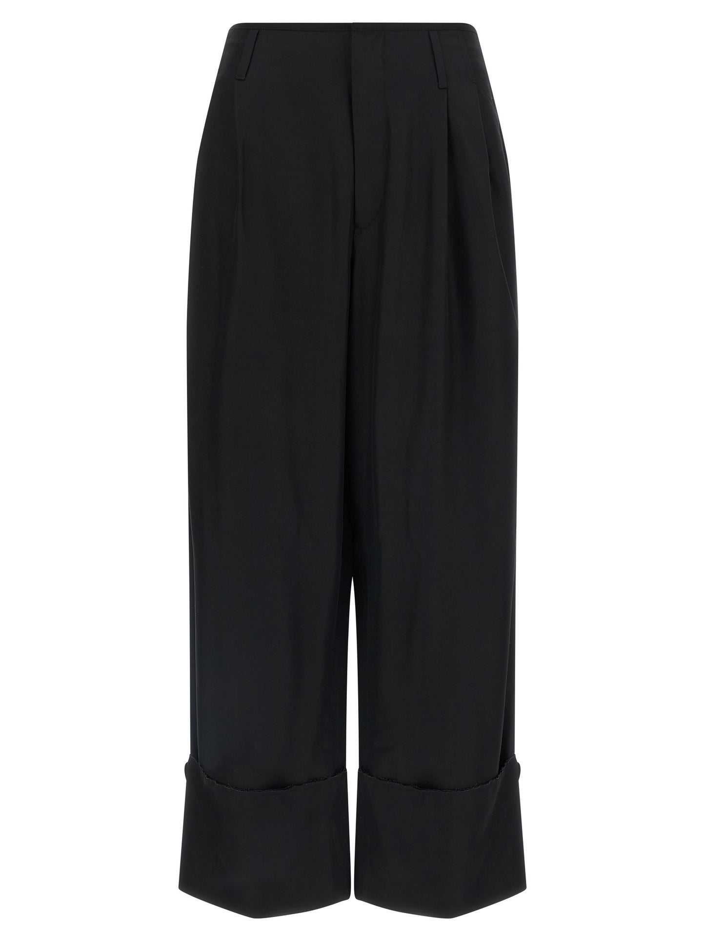 Trousers by Darkpark for women in lyocell & viscose black features an on trend silhouette, showcasing a sophisticated with a long and for an on trend finish.