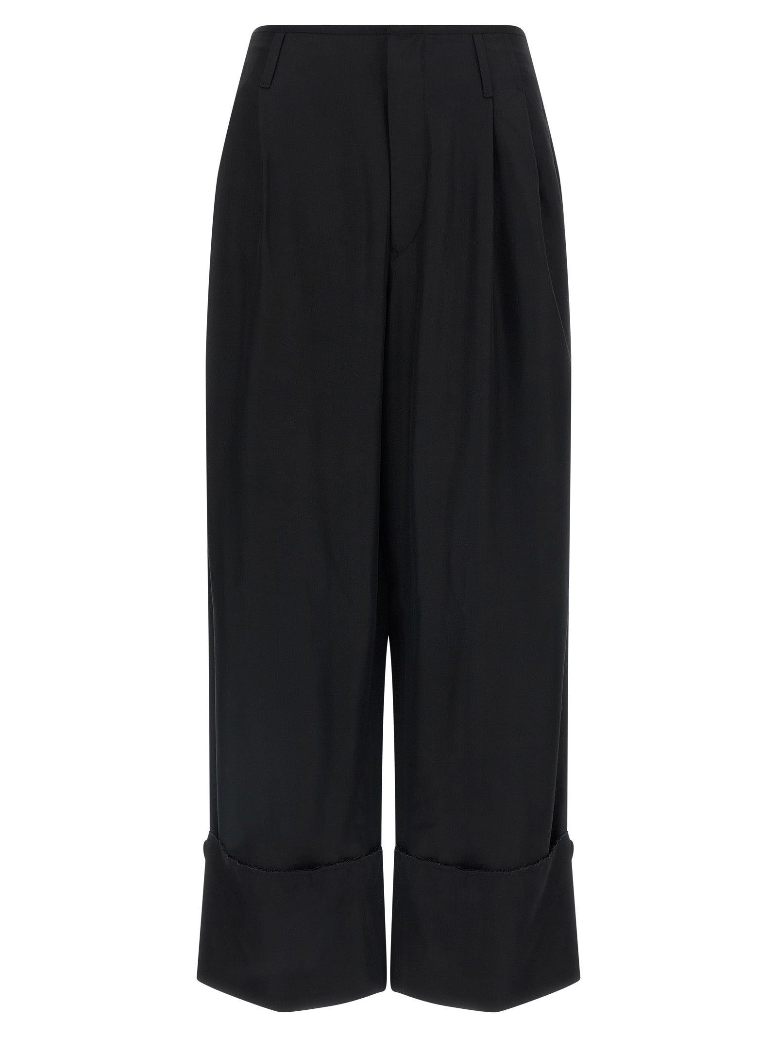 Trousers by Darkpark for women in lyocell & viscose black features an on trend silhouette, showcasing a sophisticated with a long and for an on trend finish.