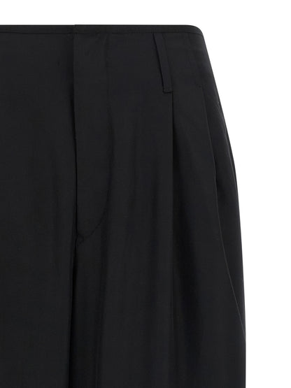 Trousers by Darkpark for women in lyocell & viscose black features a artisanal silhouette, showcasing a sophisticated with a long and for a artisanal finish.