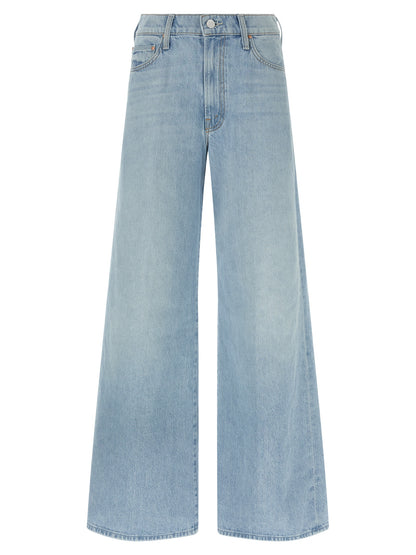 Mother Denim Women's Relaxed Fit Denim Cotton Jeans - Light Blue