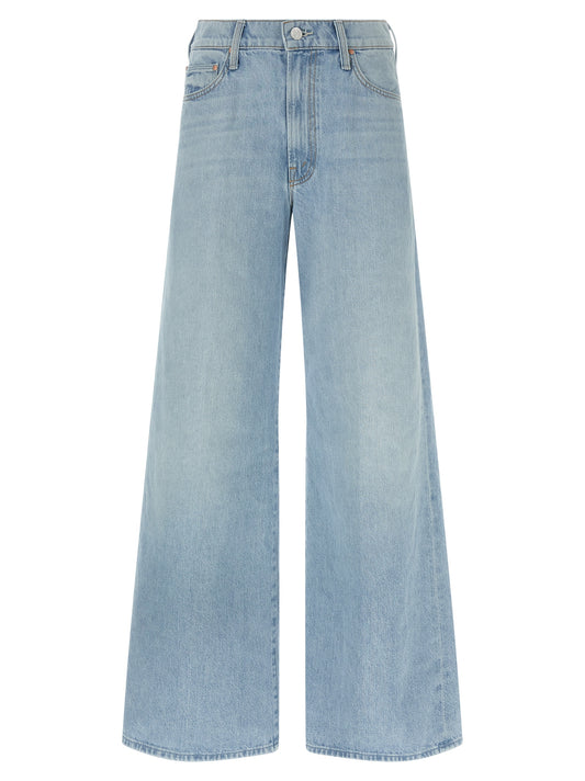 Jeans by Mother Denim for women in denim cotton light-blue features an sophisticated and relaxed-fit with a precise long, creating a sophisticated and sophisticated silhouette.
