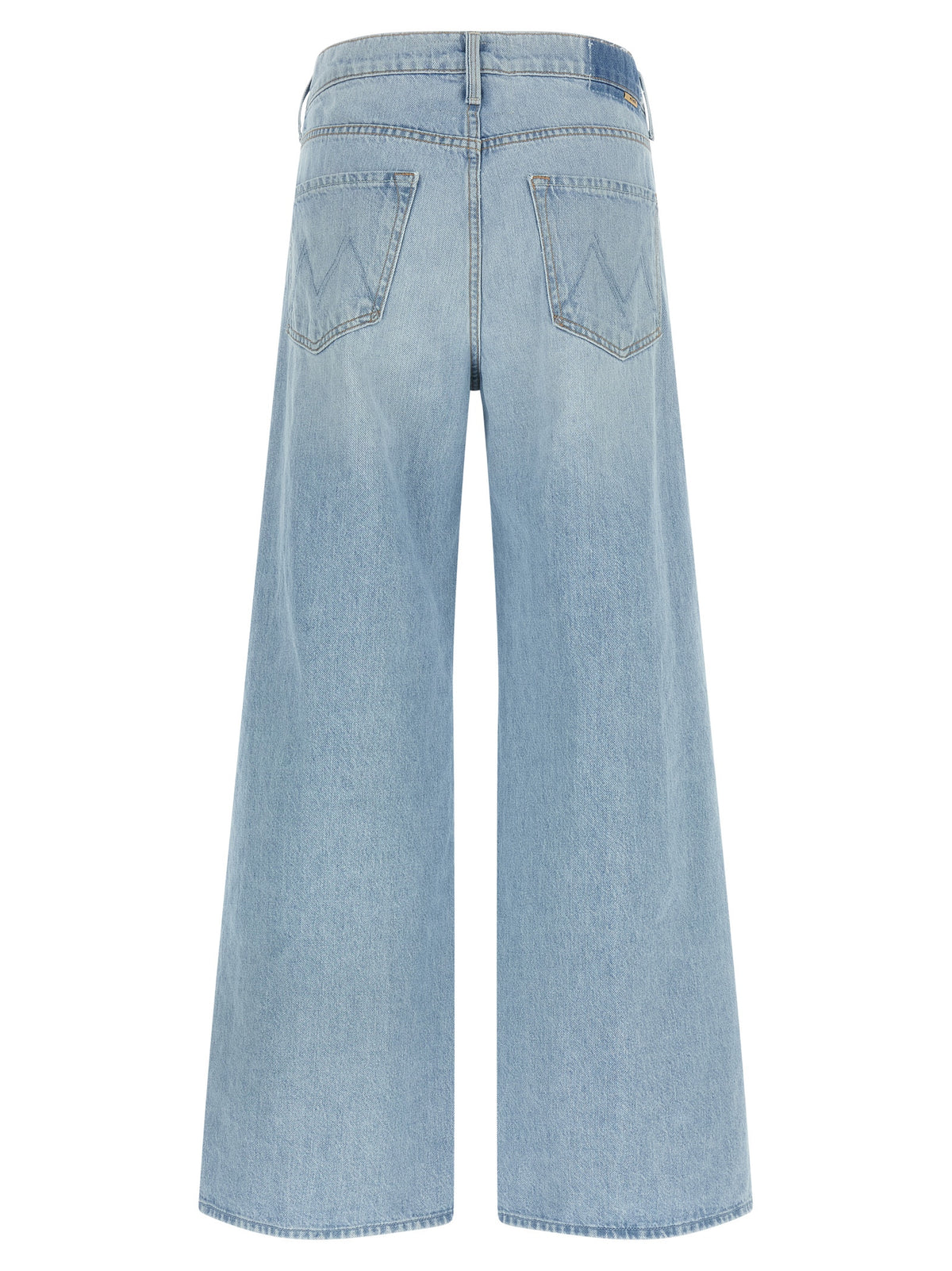 Mother Denim Women's Relaxed Fit Denim Cotton Jeans - Light Blue