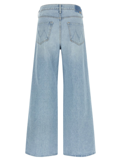 Mother Denim Women's Relaxed Fit Denim Cotton Jeans - Light Blue