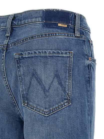 Mother Denim Blue Cotton Jeans Denim