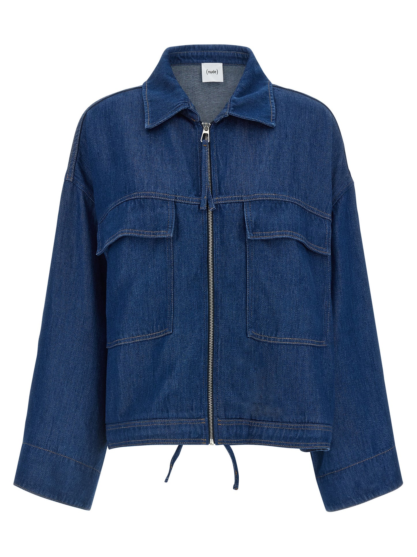 NUDE Blake Women's Denim Trucker Jacket - Blue Nude