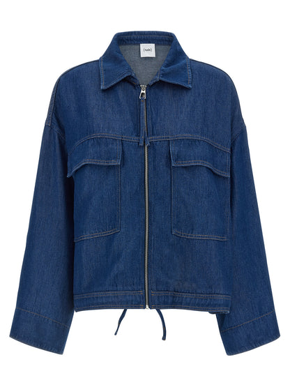 NUDE Blake Women's Denim Trucker Jacket - Blue Nude