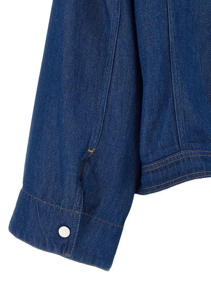 NUDE Blake Women's Denim Trucker Jacket - Blue Nude