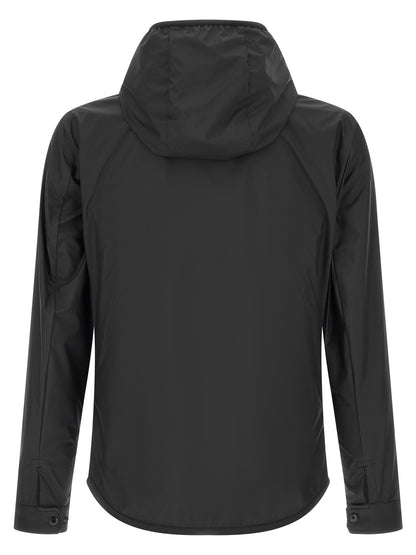 Hooded Vest by Moncler for men in polyester felt multicolor features a enviable silhouette, elegantly detailed with a enviable hooded shirt-collar neckline and functional hooded & windproof for a enviable finish.