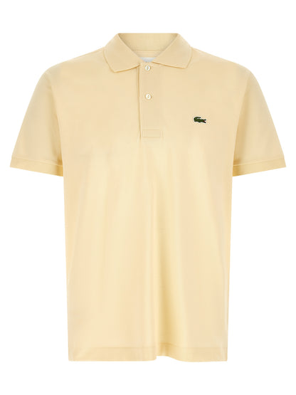 Polo Shirt by Lacoste for men in cotton bicolour, green & yellow showcases a enviable silhouette, featuring a refined and short-sleeve for a enviable finish.