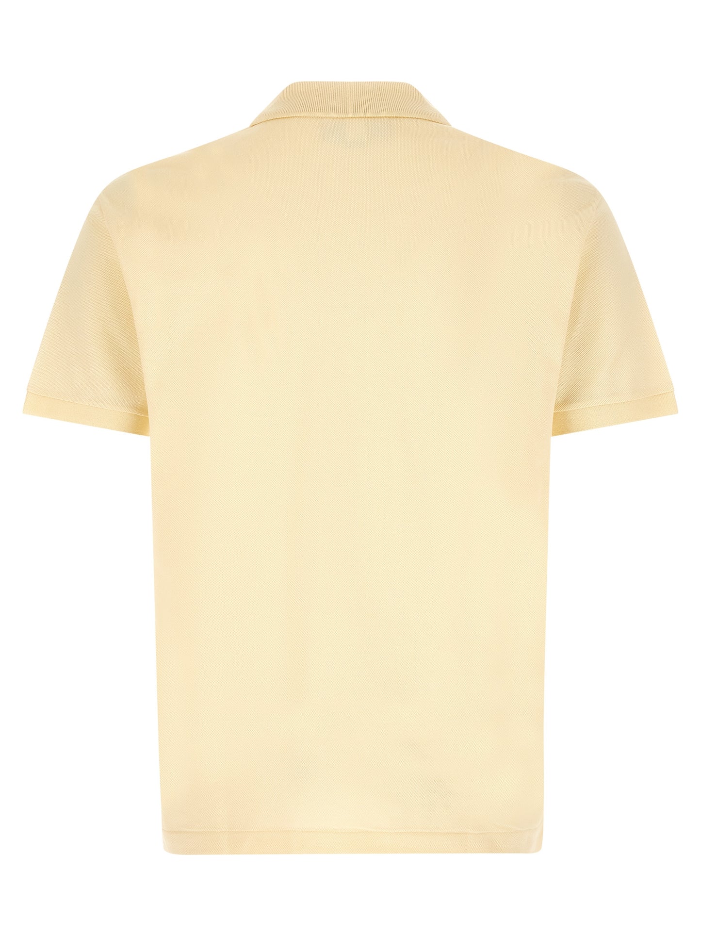 Polo Shirt by Lacoste for men in cotton bicolour, green & yellow showcases a sharp silhouette, detailed with a refined and sharp for a sophisticated finish.