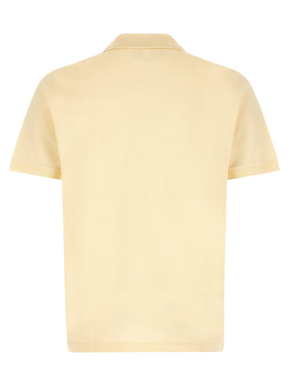 Polo Shirt by Lacoste for men in cotton bicolour, green & yellow showcases a sharp silhouette, detailed with a refined and sharp for a sophisticated finish.