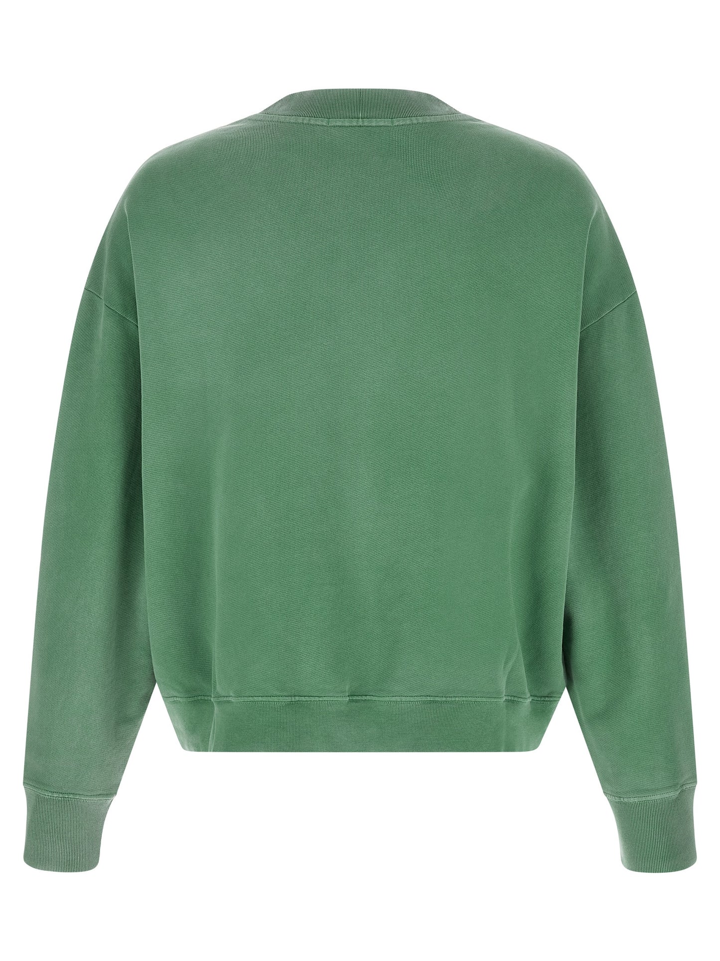 Sweatshirt by WILLY CHAVARRIA for men in cotton bicolour, green & print features an enviable silhouette, showcasing a premium and refined crew neckline for a truly enviable finish.