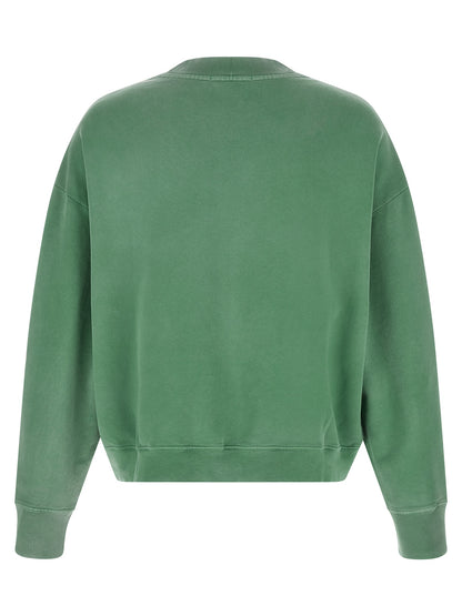 Sweatshirt by WILLY CHAVARRIA for men in cotton bicolour, green & print features an enviable silhouette, showcasing a premium and refined crew neckline for a truly enviable finish.