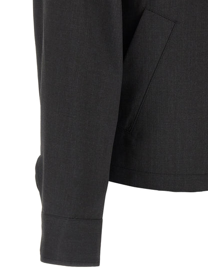 Overcoat by MFPEN for men in wool gray features a cosy chic silhouette, artfully detailed with a sophisticated and premium lightweight & pockets for a cosy chic finish.