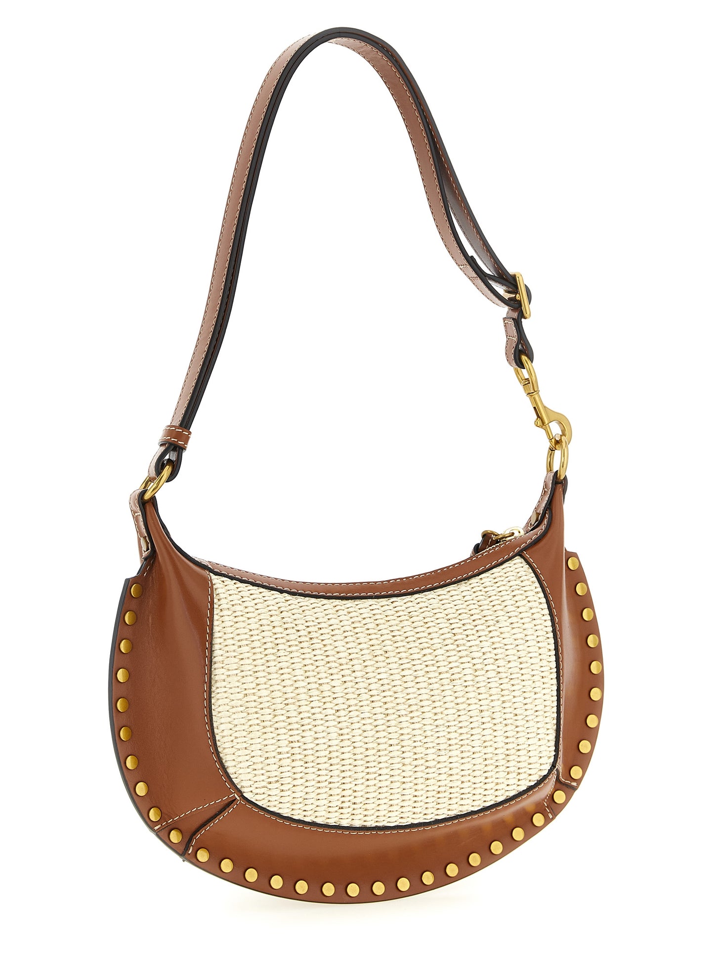Isabel Marant Oskan Bos Taurus Calf Suede Leather Shoulder Bag - Brown