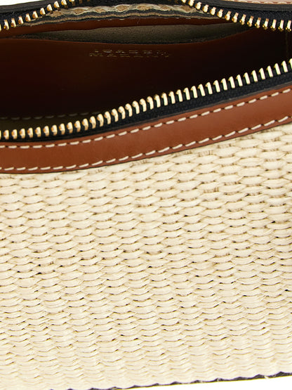 Isabel Marant Oskan Bos Taurus Calf Suede Leather Shoulder Bag - Brown