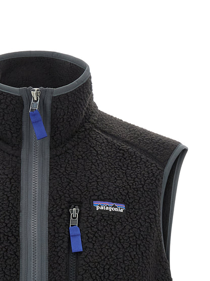 PATAGONIA Men's Fleeced Polyester Vest - Black