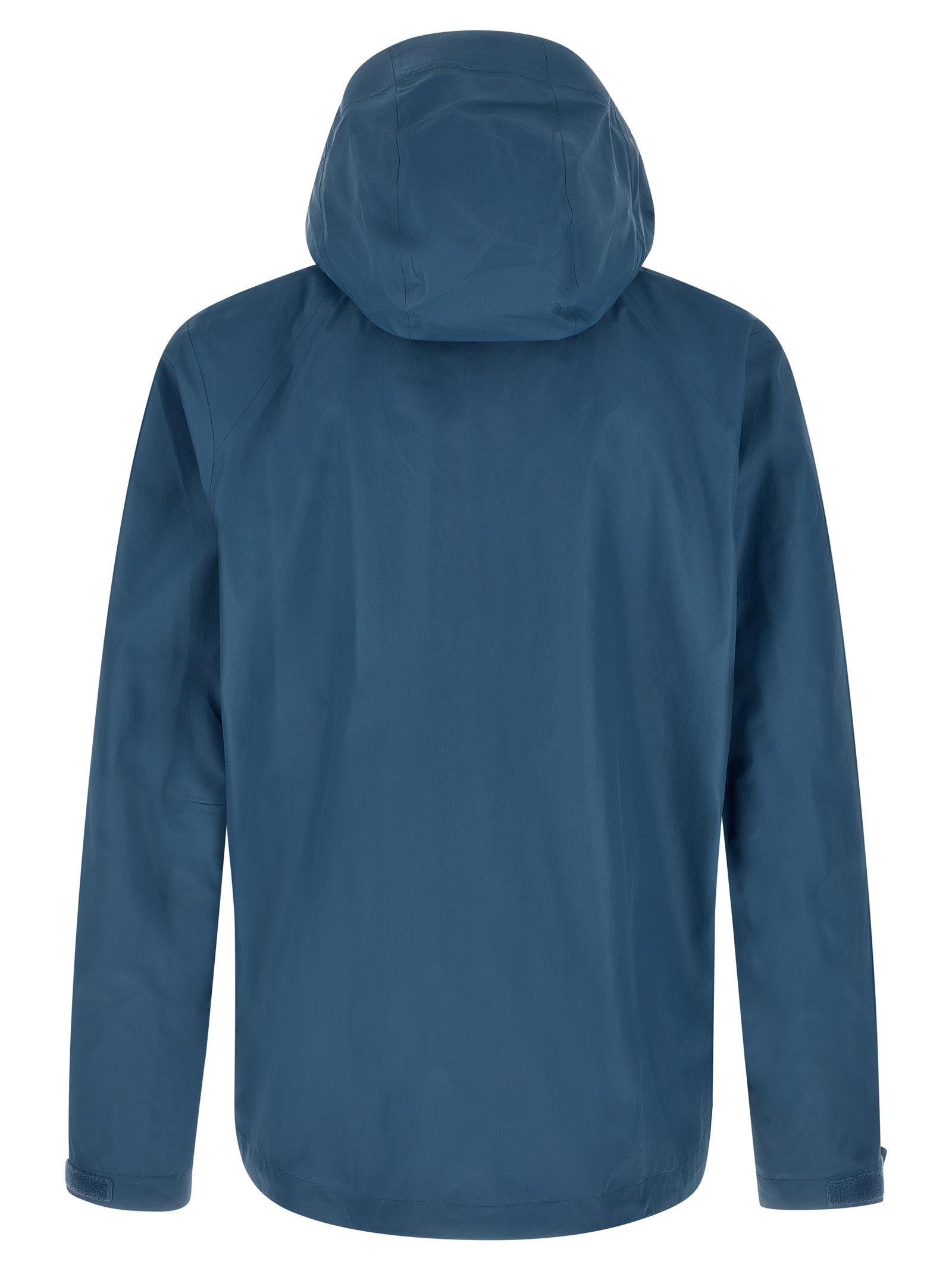 This Hooded Rain Coat by PATAGONIA for men in nylon fabric blue presents a weatherproof silhouette, meticulously detailed with water-resistant, hooded & windproof and a weatherproof hooded high-neck neckline for a truly weatherproof finish.