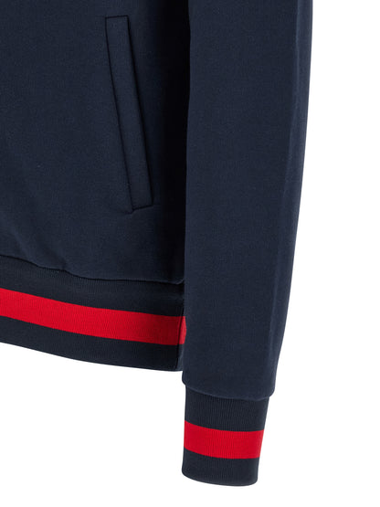This Kiton men cotton Hooded Activewear in blue presents a contemporary silhouette from the Men's Cotton Hooded Track Suit collection, emphasizing high-performance for an elevated contemporary fit.
