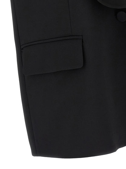 DI.LA3 PARI' Women's Satin Viscose Vest - Black