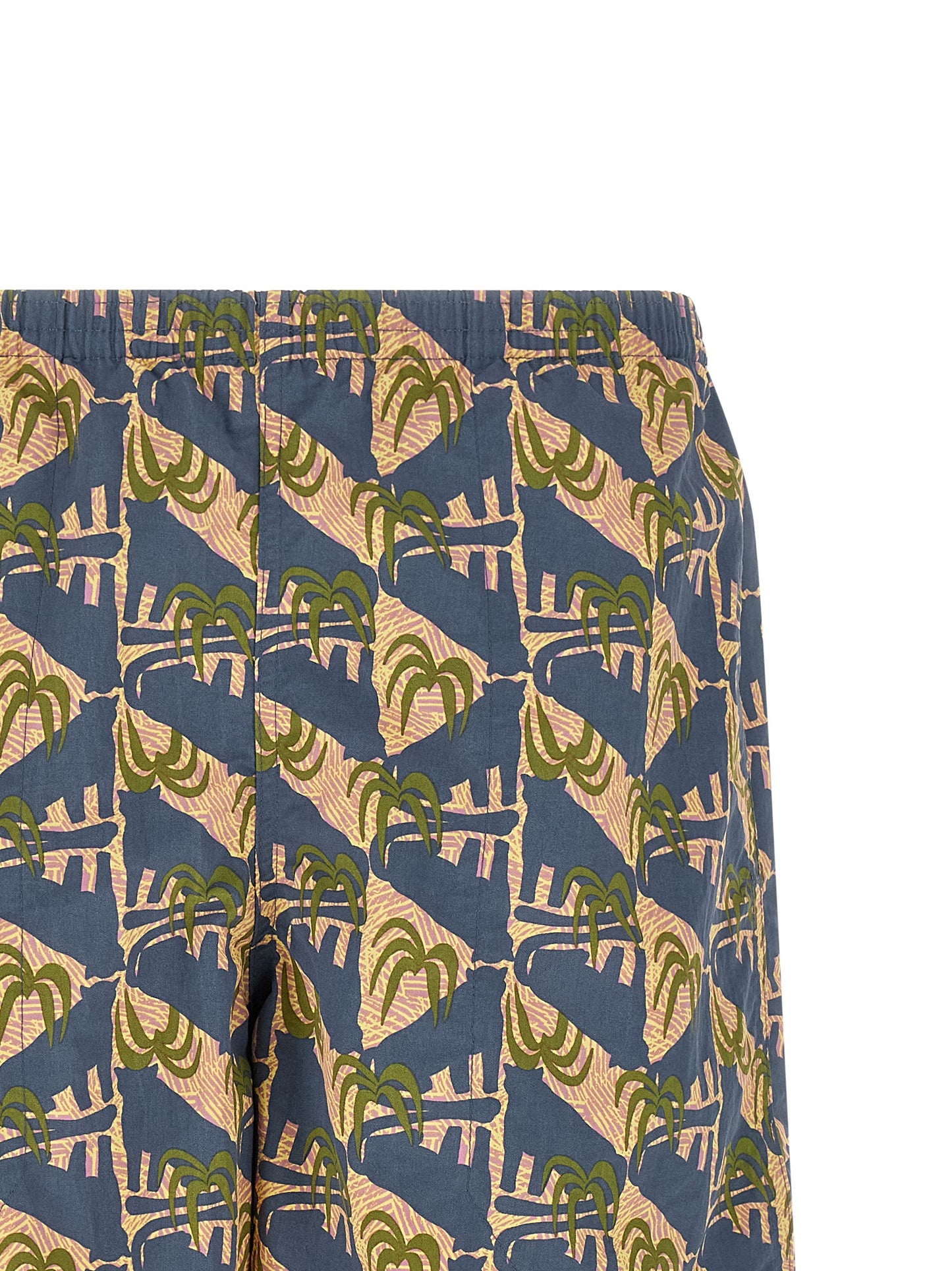 Swim Shorts from PATAGONIA for men in nylon polyester & mesh blue & signature features an sleek silhouette, showcasing the distinct style of the Men's Nylon Polyester & Mesh Swim Shorts collection.