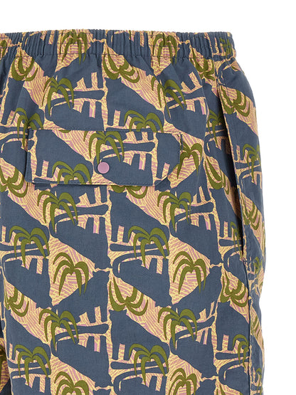 Swim Shorts by PATAGONIA for men in nylon polyester & mesh blue & signature features a refined silhouette, showcasing the premium design of this Men's Nylon Polyester & Mesh Swim Shorts.