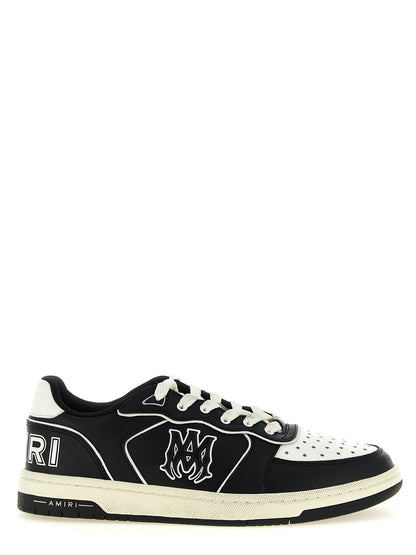 Amiri Men's Low Top Modacrylic Leather Sneakers - Bicolour Black White