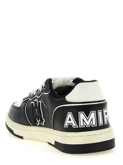 Amiri Men's Low Top Modacrylic Leather Sneakers - Bicolour Black White