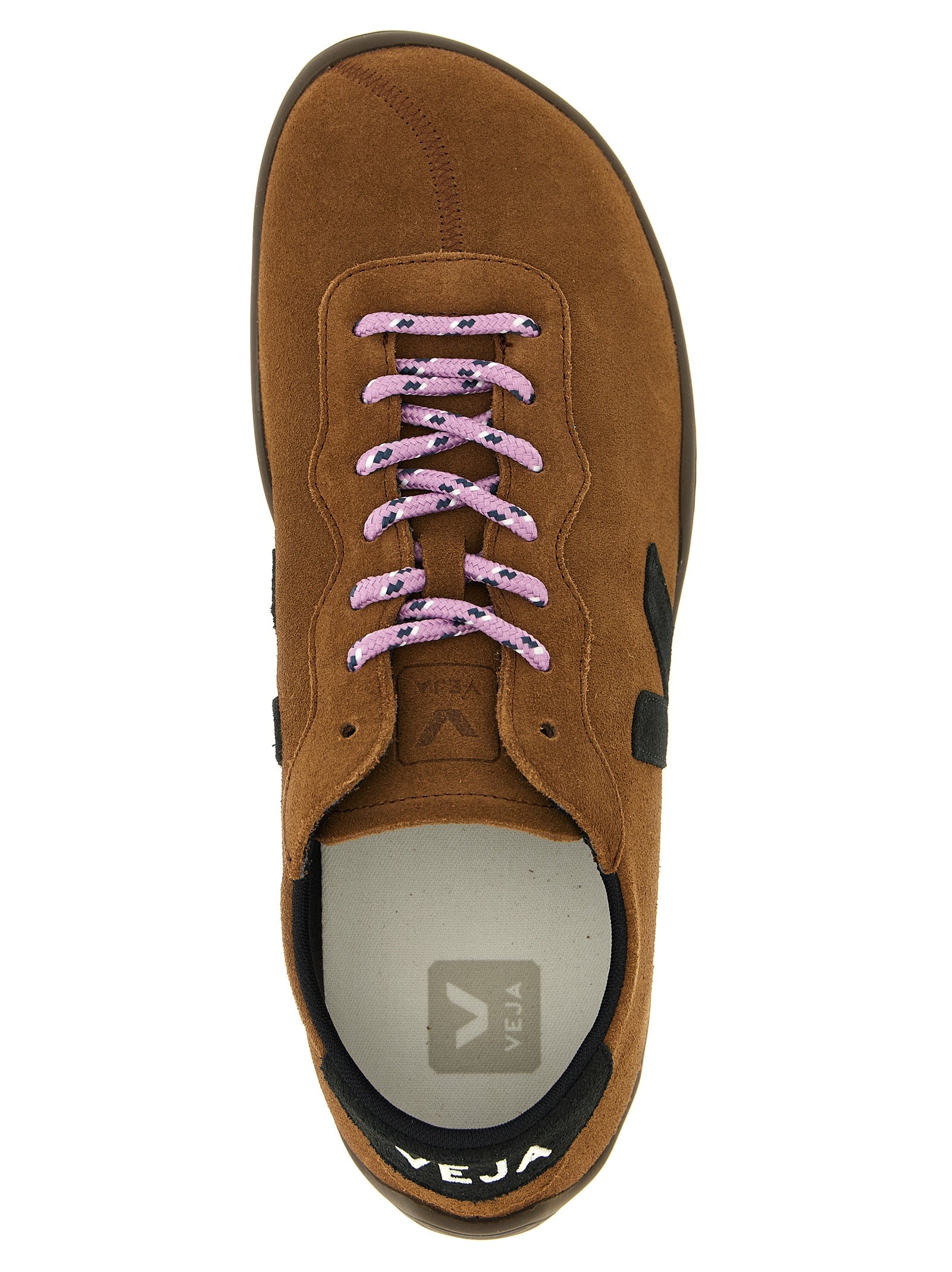 Sneakers by Veja for men in bos taurus calf suede leather brown & signature presents a on trend silhouette from the Men's Low Top Bos Taurus Calf Suede Leather Sneakers collection, showcasing a on trend low-top style for an elevated aesthetic.