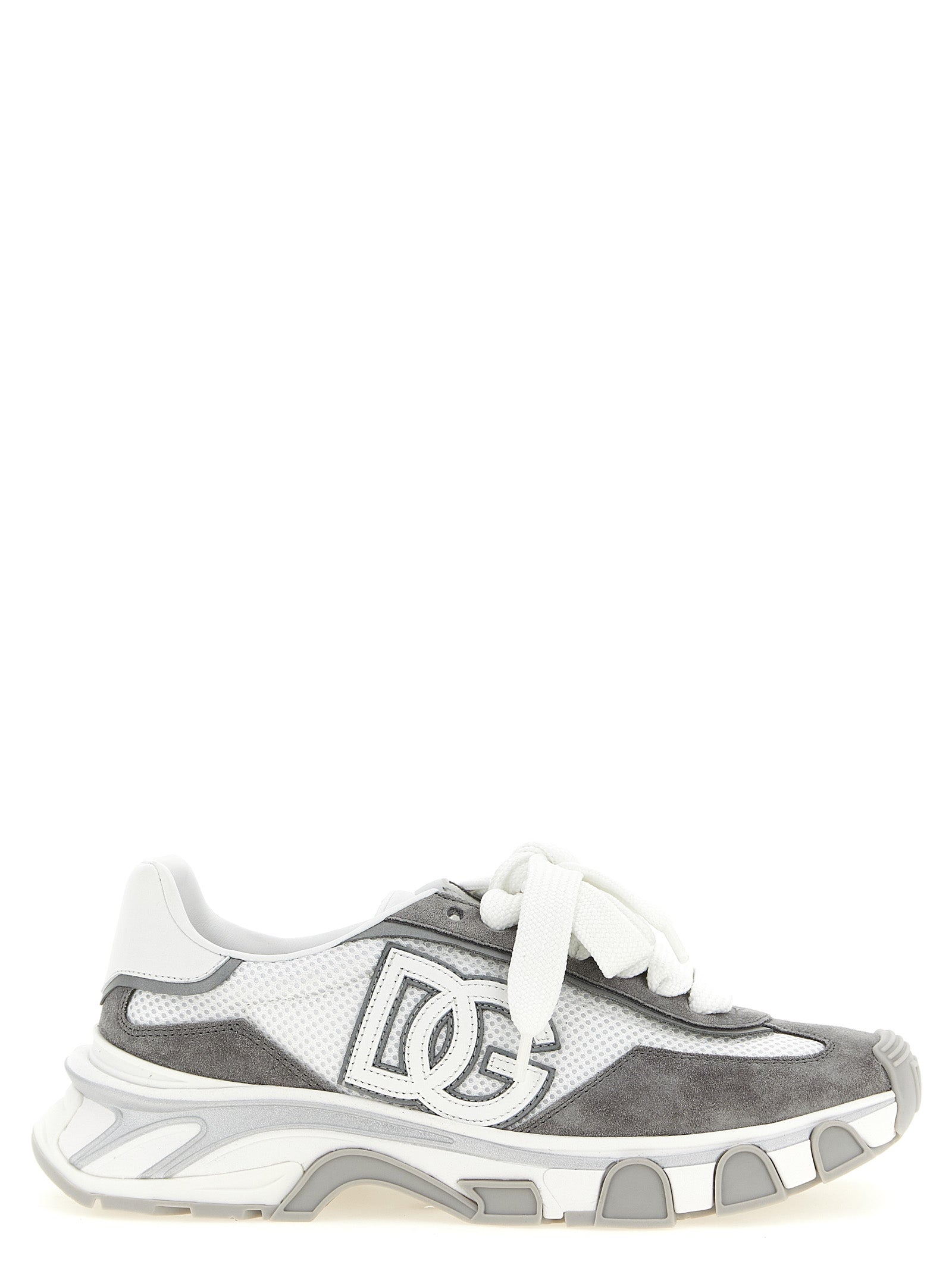 Athletic Sneakers Dolce & Gabbana women tu polyester & suede calf leather gray featuring a avant-garde Women's Athletic TU Polyester & Suede Calf Leather Sneakers design with a avant-garde athletic style for a refined finish.