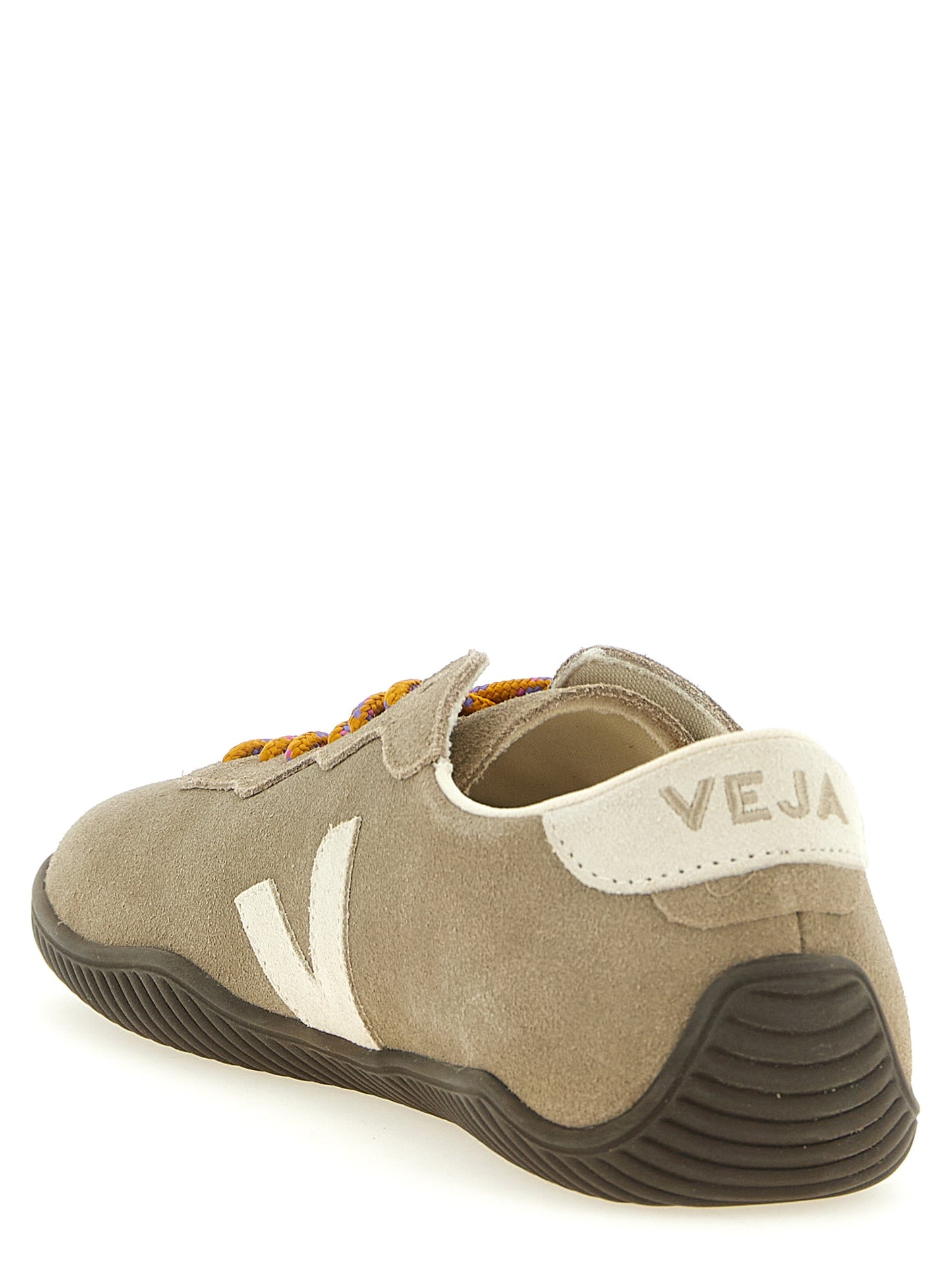 Sneakers by Veja for men in suede calfskin leather gray features an fashionable silhouette, showcasing the premium Men's Fashion Suede Calfskin Leather Sneakers in a fashionable fashion style that offers a fashionable finish for refined style.
